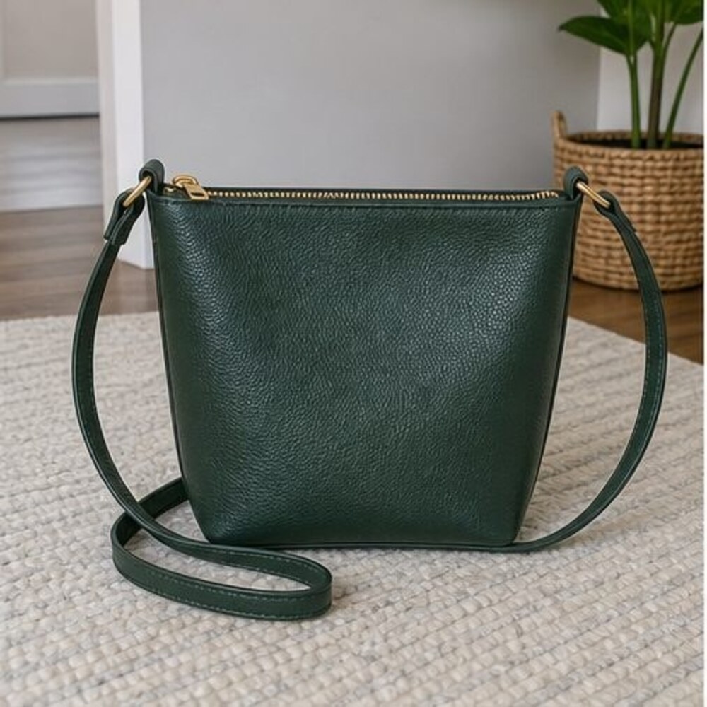 Olive Zip Crossbody Bag